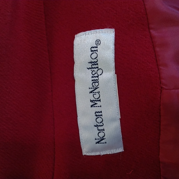 Norton McNaughton Wool Peacoat EUC (14) - Picture 10 of 12
